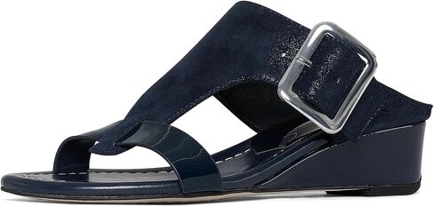 Donald Pliner Women's Casual Low Wedge Sandal, Denim, 9 in Saudi Arabia