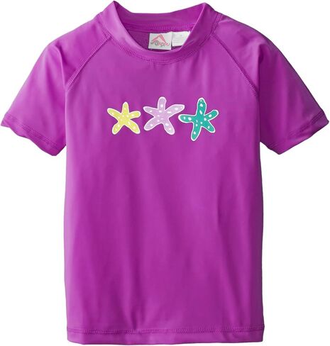 Girls' Standard Jade UPF 50+ Sun Protective Rashguard Swim Shirt, Julia Ice Green, 12 in Kuwait
