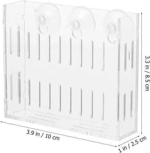 Mipcase 3pcs وعاء حجم الإطار الفراولة ديكور الأواني الحية المناظر الطبيعية العشب حامل خزان صغير رف النباتات الذاتي سقي الأسماك في الهواء الطلق شفافة مع النباتات المنزلية المزارعون نبات المياه S الروبيان in Kuwait