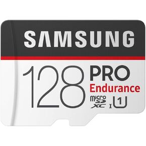 SAMSUNG 100% Original PRO Endurance Class 10 Micro SD Card Flash Microsd Memory Card SD/TF Cards 128GB U1 4K with Card Adapter and Card Reader