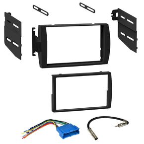 Double DIN Car Stereo Installation Dash Kit Compatible with Cadillac Deville (Dash Kit + Wiring Harness + Antenna Adapter) 1996 1997 1998 1999