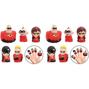 Disney Finger Puppets - Party Favors, Educational, Classroom Rewards, Bath Toys, Incredibles 2 in Kuwait