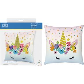 DIAMOND DOTZ Flower Crown Mini Pillow Diamond Painting Artwork Kit