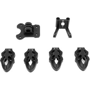 plplaaoo 3D Printed Motor Base Kit for 5 10in RC FPV Quadcopter Camera and Antenna Mounting Solution (Black) (Green)