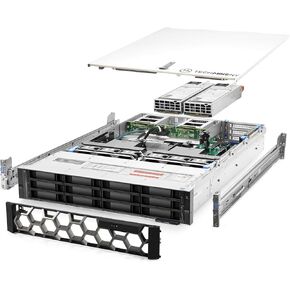 TechMikeNY Server 2.60Ghz 36-Core 128GB RAM 193.6TB Storage Rails PowerEdge R740xd (Renewed)