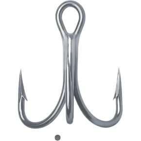 Rapala 9626 O'SHAUGHNESSY Treble 4X Permasteel Size #4 in 50 Packs - VMC Most Popular Treble Hook for Saltwater
