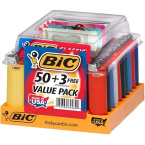 New 311282 Bic Lighter Asst Color (50-Pack) Kitchen Tools Cheap Wholesale Discount Bulk Stationery Kitchen Tools Fashion Accessories