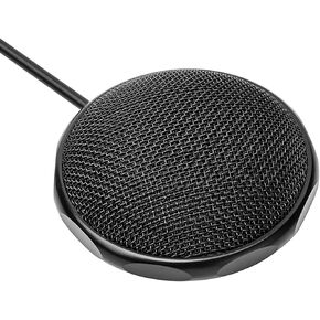 Acouto USB Omnidirectional Condenser Microphone for Laptop and PC, Mini Wired Mic for Business Meetings and Recording