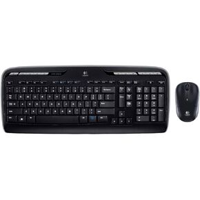 Logitech MK320 Desktop Wireless Multimedia Keyboard & Optical Mouse Black- (Renewed)