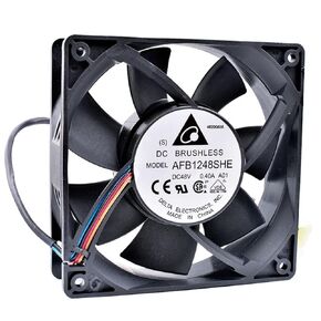 AFB1248SHE 12cm 120mm Fan 120x120x38mm DC48V 0.40A Waterproof axial Flow Fan Cooling Fan for Server Frequency Converter