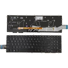 Laptop Replacement US Layout Colorful Backlight Keyboard for Dell Alienware M15 R1 M17 R1 2019 3D7NN 03D7NN P79F P79F001