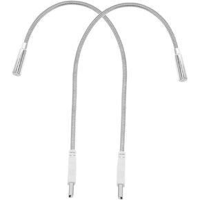 Homoyoyo 2pcs USB Keyboard Light Flexible Led Desk Lamp Gooseneck Portable Eye-Caring USB Powered Reading Light for Laptop Notebook and Travel Use
