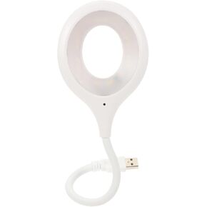 NUOBESTY USB Reading Lamp Voice Control Flexible Gooseneck Bedside Led Light for Comfortable Reading Compatible Power Banks and Laptops for Home Office College Use