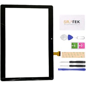 Screen Replacement for Plum Z711 Optimax 13 10.1" Digitizer Panel Touch Screen Glass (Black)