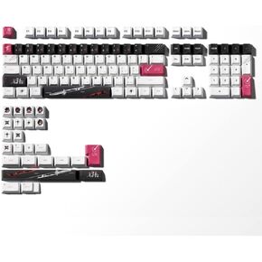 Keycaps Anime Design Compatible with Keyboard Japanese Layout PBT Dye-Sublimation Thick Profile 134K Most Keyboards(Kurosaki Ichigo)