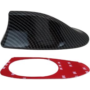 Latest Replacement Shark Fin Antenna FM/AM Radio Aerial Signal Cover for 2017 Kia Forte LX Sedan 4-Door (Carbon Fiber Color)