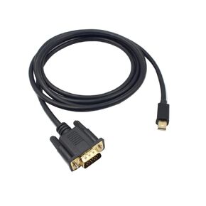 Angoily 1.8m Mini Displayport to Adapter Gold Plated Compatible Desktop and Laptop Supports for Monitor and Projector Connection