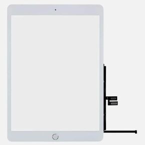 Touch Screen Digitizer Glass Lens Replacement for iPad 7 2019 7th 10.2" A2197 A2198 A2200 USA (Black + Home Button)