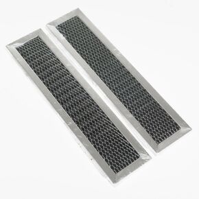 2 Pack WB02X35607 Replacement for GE JX81D Microwave Hood Charcoal Carbon Filter Choice Part