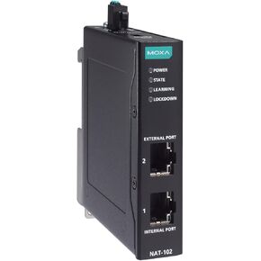 Moxa nat-102-t - 2-Port Industrial Network Address Translation (NAT) Devices, -40 to 75°C Operating Temperature
