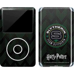 Skinit Decal MP3 Player Skin Compatible with iPod Classic (6th Gen) 80GB - Officially Licensed Warner Bros Team Slytherin Design
