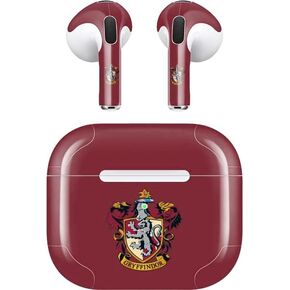 Skinit Decal Audio Skin Compatible with Apple AirPods (3rd Gen, 2021) - Officially Licensed Warner Bros Gryffindor House Crest Design