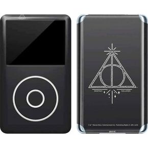 Skinit MECAL MP3 Player Skin متوافق مع iPod Classic (6th Gen) 80GB - Warner Bros Deathly Hallows مرخص رسميًا