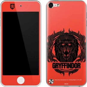 Skinit Decal MP3 Player Skin Compatible with iPod Touch (5th Gen&2012) - Officially Licensed Warner Bros Gryffindor Illustration Design