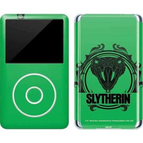 Skinit Decal MP3 Player Skin Compatible with iPod Classic (6th Gen) 80GB - Officially Licensed Warner Bros Slytherin Illustration Design