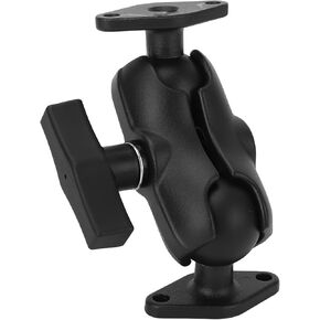 Double Ball Mount, Heavy Duty Double Ball Mount Arm with 1.5 Inch C Size Adapter for Tablet, Phone, Vehicle, Boat, Farm Machine
