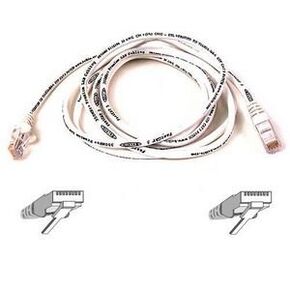 Belkin Cat5e تصحيح Cable-3ft Cat5e White Patch Cord-Rohs-