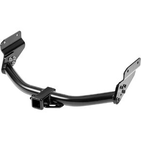 VEVOR Class 3 Trailer Hitch, 2-Inch Receiver, Q455B Steel Tube Frame, Compatible with 2019-2023 Toyota RAV4, 6000 lbs, Multi-Fit Hitch to Receive Ball Mount, Cargo Carrier, Bike Rack, Tow Hook, Black