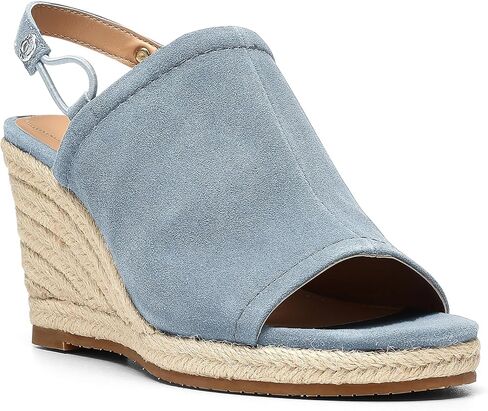 NYDJ Women's CAI Espadrille Wedge Sandal, Blue Bell, 8.5 in Saudi Arabia