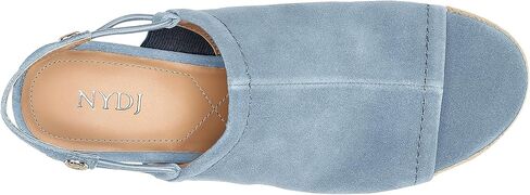 NYDJ Women's CAI Espadrille Wedge Sandal, Blue Bell, 8.5 in Saudi Arabia