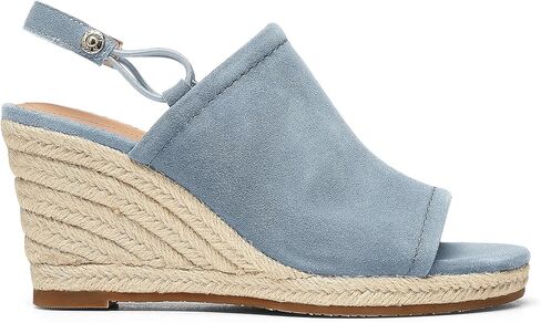 NYDJ Women's CAI Espadrille Wedge Sandal, Blue Bell, 8.5 in Saudi Arabia