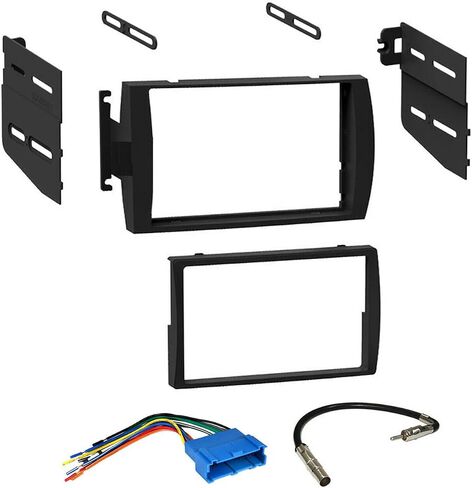 Double DIN CAR Stereo Instereation Kit متوافق مع Cadillac Deville (Dash Kit + Wiring Harness + Antenna Adapter) 1996 1997 1998 1999 in Kuwait