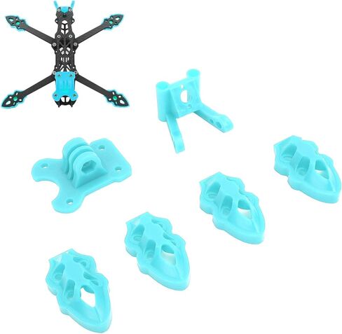 مجموعة قاعدة محرك Plplaaoo 3D المطبوعة لمدة 5 10 بوصة RC FPV كاميرا Quadcopter ومحلول التثبيت للهوائي (أسود) (أخضر) in Saudi Arabia
