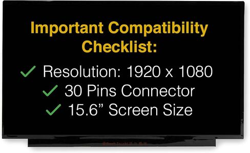 Touch Screen for Dell INSPIRON 15 3511 40 Pins FHD 1920x1080 in Kuwait