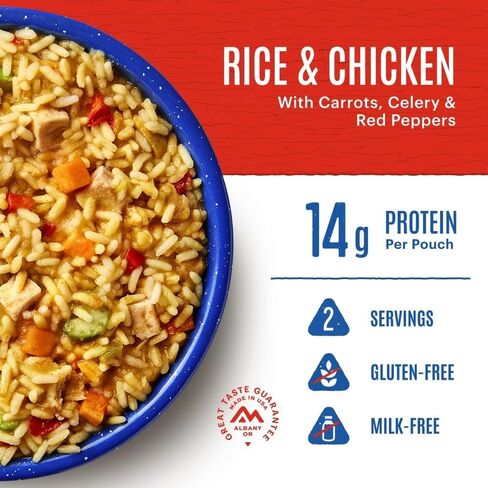 Mountain House Rice & Chicken | Freeze Dried Survival & Emergency Food | #10 Can | Gluten-Free in Saudi Arabia