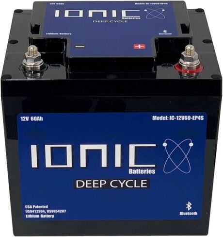 Ionic Lithium 12V 150Ah | Dual Purpose Starter Battery 1600 CA + LiFePO4 Deep Cycle + Bluetooth in Saudi Arabia
