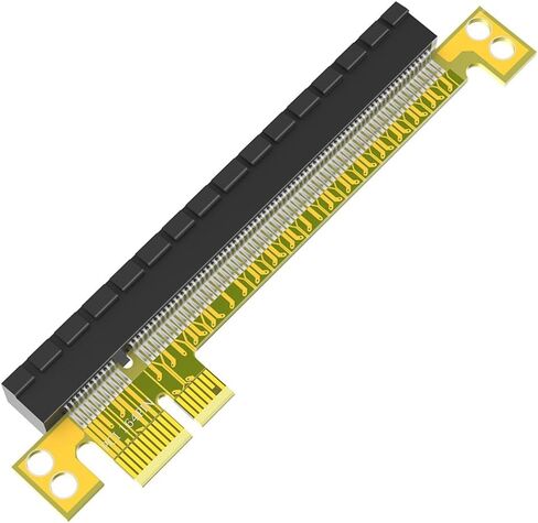 JMT PCI-e Express 16x إلى 1x 16x بطاقة تمديد الذكور إلى محول بطاقة Riser الإناث لبطاقة الرسومات (16x إلى 16x PCIE5.0) in Saudi Arabia