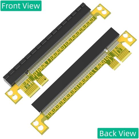 JMT PCI-e Express 16x إلى 1x 16x بطاقة تمديد الذكور إلى محول بطاقة Riser الإناث لبطاقة الرسومات (16x إلى 16x PCIE5.0) in Saudi Arabia