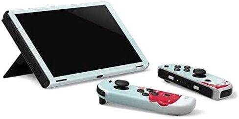 Skinit Decal Gaming Skin Compatible with Nintendo Switch OLED (2021) - Officially Licensed Disney The Little Mermaid Ariel and Flounder Pattern Design in Saudi Arabia