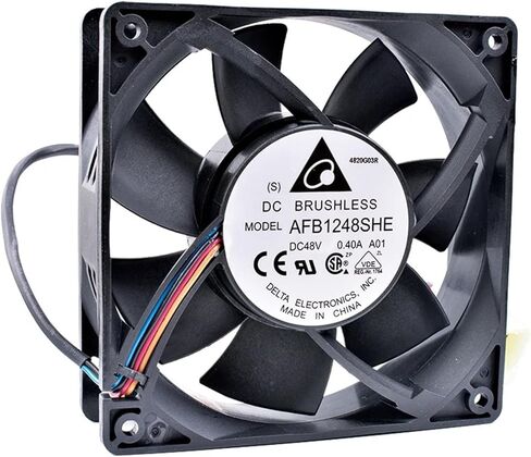 AFB1248SHE 12cm 120mm Fan 120x120x38mm DC48V 0.40A Waterproof axial Flow Fan Cooling Fan for Server Frequency Converter in Saudi Arabia