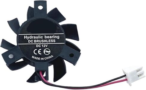 1pc 37mm رسومات فيديو بطاقة تبريد المروحة استبدال الصف 32 مم 5V 12V 2WIRE 2PIN (5V 2500RPM_NO RGB) in Kuwait