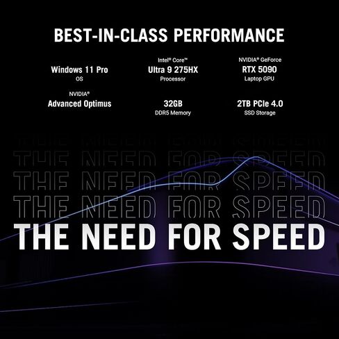 ASUS ROG Strix SCAR 16 (2025) Gaming Laptop, 16" ROG Nebula HDR 16:10 2.5K 240Hz/3ms, NVIDIA GeForce RTX 5090, Intel Core Ultra 9 275HX, 32GB DDR5, 2TB PCIe Gen 4 SSD, Wi-Fi 7, Win 11 Pro, G635LX-XS97 in Saudi Arabia