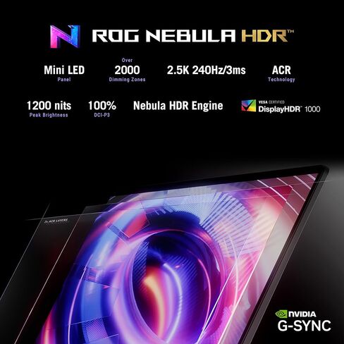 ASUS ROG Strix SCAR 16 (2025) Gaming Laptop, 16" ROG Nebula HDR 16:10 2.5K 240Hz/3ms, NVIDIA GeForce RTX 5090, Intel Core Ultra 9 275HX, 32GB DDR5, 2TB PCIe Gen 4 SSD, Wi-Fi 7, Win 11 Pro, G635LX-XS97 in Saudi Arabia