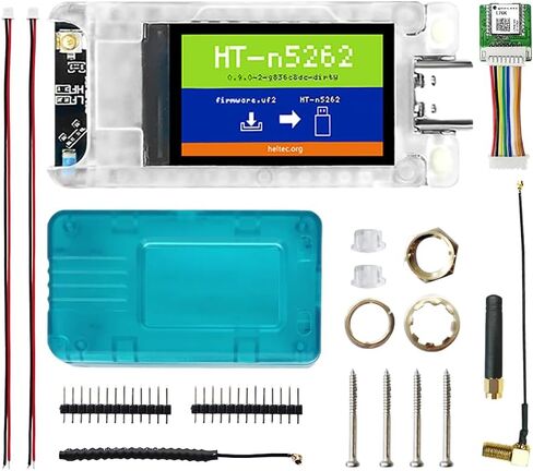 Meshtastic Mesh Node T114 V2 nRF52840 and SX1262 LoRa Chip Development Board Kit GPS Tracker 902-928MHz with 1.14 inch TFT-LCD Display BLE Compatible with Arduino (T114 with Screen + Case + GNSS) in Kuwait