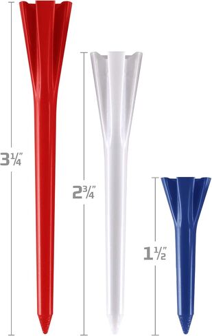 IZZO Golf Plastic Golf Tees, 1.5 Inch, Pink, 100 Pack in Saudi Arabia