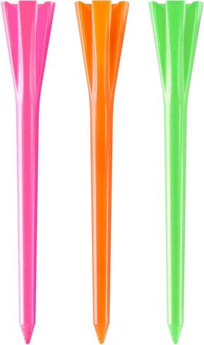 IZZO Golf Plastic Golf Tees, 1.5 Inch, Pink, 100 Pack in Saudi Arabia